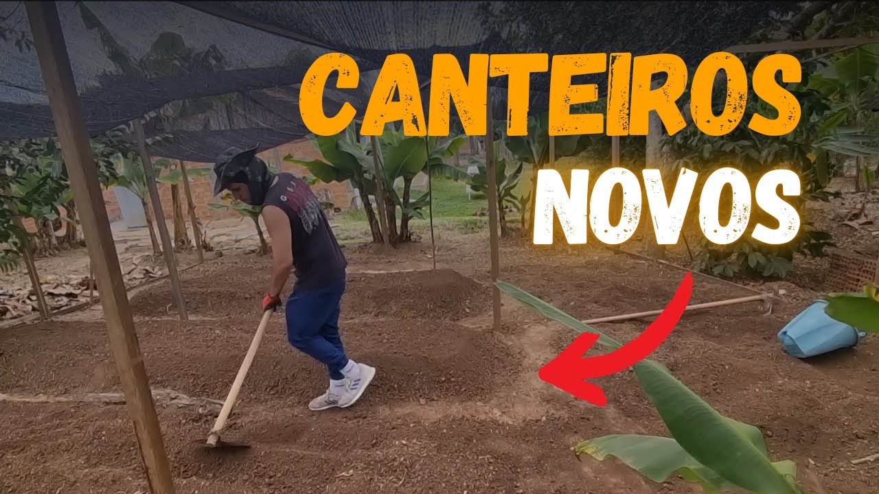 15 | Horta no quintal da chácara - Canteiros novos