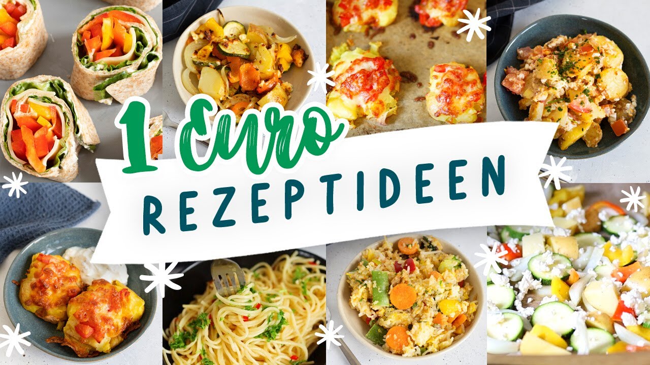 Günstige und schnelle Rezepte für 1 EURO! 🤑 🤤 Günstig kochen mit Feierabend-Rezepten | TRYTRYTRY