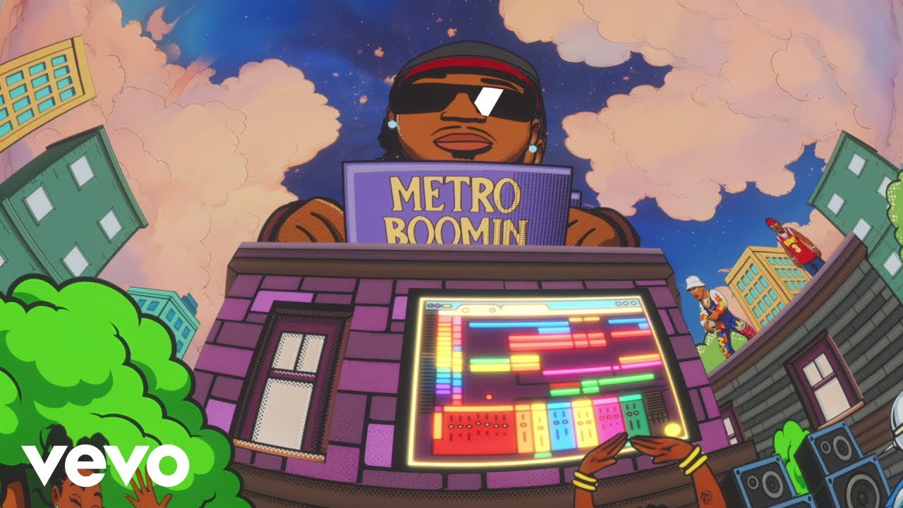 Metro Boomin, Roscoe Dash, DJ Spinz - Slide (Visualizer)