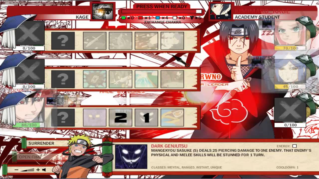 Naruto Arena War - Juchira and Kimimaro_kage