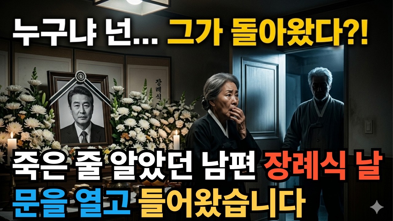 30년 전 바다에서 죽었다던 남편… 장례식 날 문을 열고 들어왔습니다 ㅣ노후사연 ㅣ시니어 사연 ㅣ오디오북 ㅣ