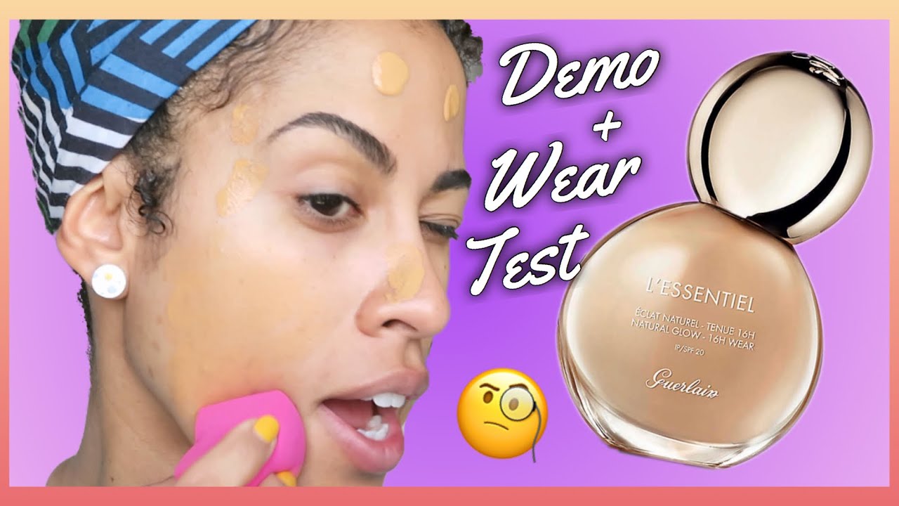 GUERLAIN L'ESSENTIEL FOUNDATION REVIEW | COLLAB W/ MICHELE WANG | kinkysweat