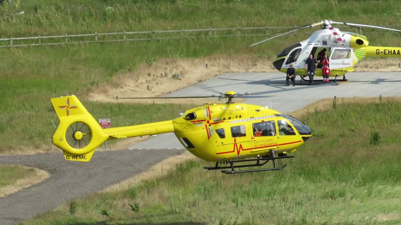 Air ambulance convention at Addenbrooke's Hospital