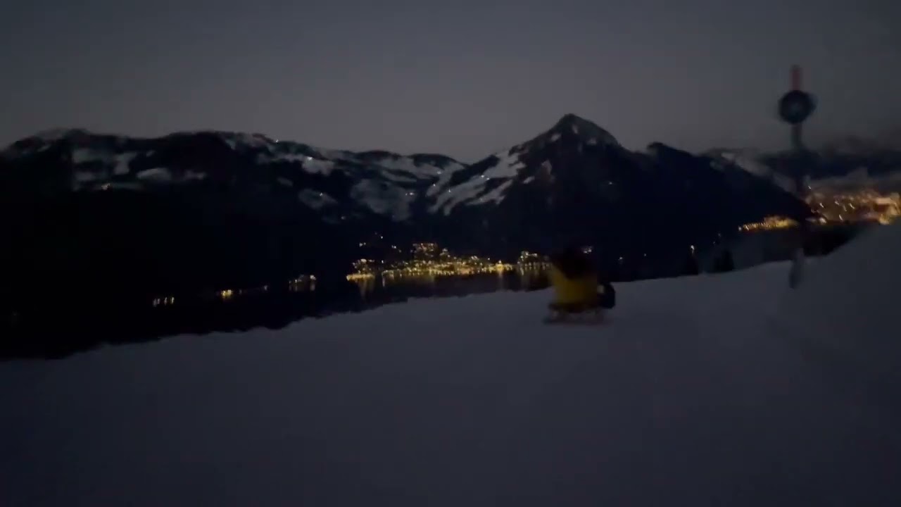 Nachtschlitteln mit Daniel Weber