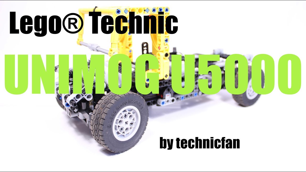 Lego® Technic UNIMOG U 5000 #2 + TUTORIAL for springs