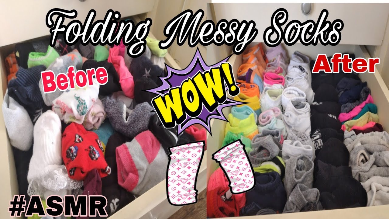 FOLDING MESSY SOCKS IN THE DRAWER|zhelmhar