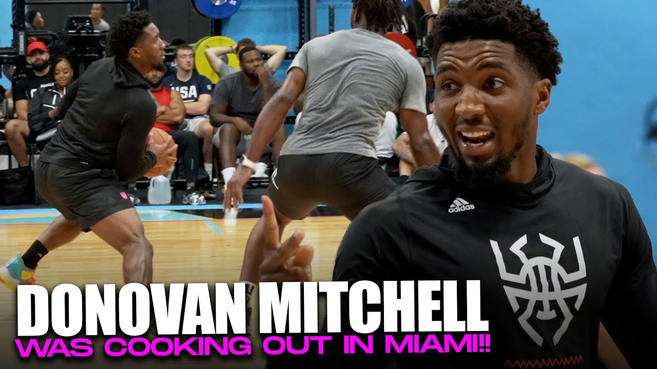 Donovan Mitchell Was COOKING IN MIAMI at LOADED Remy Run!! | NBA All-Star Ready For ALL-NBA Honors