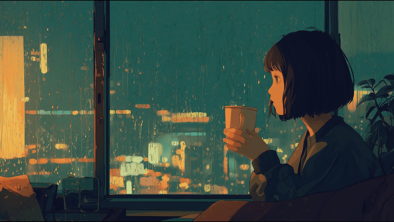 Cozy Rainy Night Lofi ☔️ Chill Beats to Relax, Study & Sleep