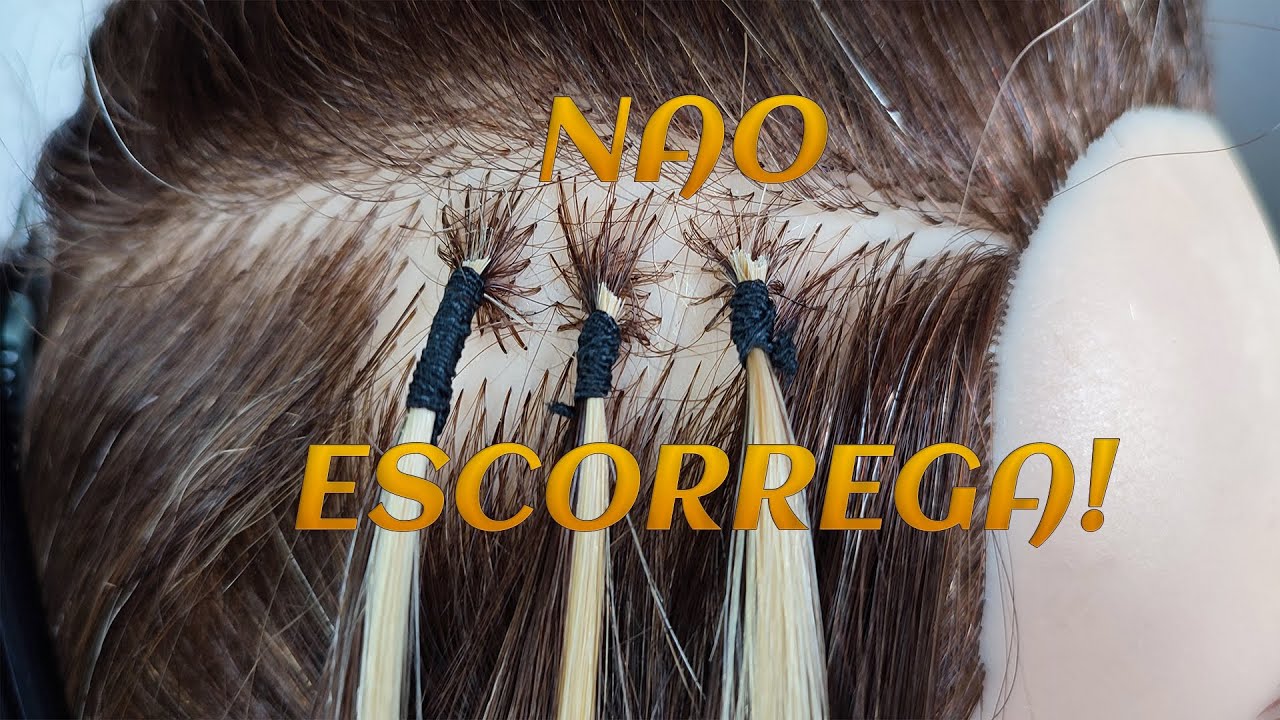 MEGA HAIR NO ITALIANO QUE NAO ESCORREGA! SAIBA COMO FAZER FIO A FIO AMARRADO CABELOS ESCOVADOS