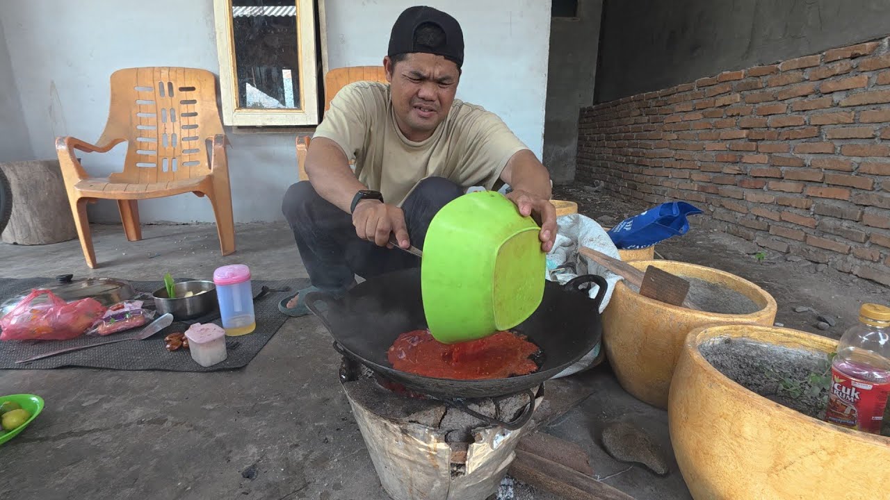Masak entok khas kampung pakantan