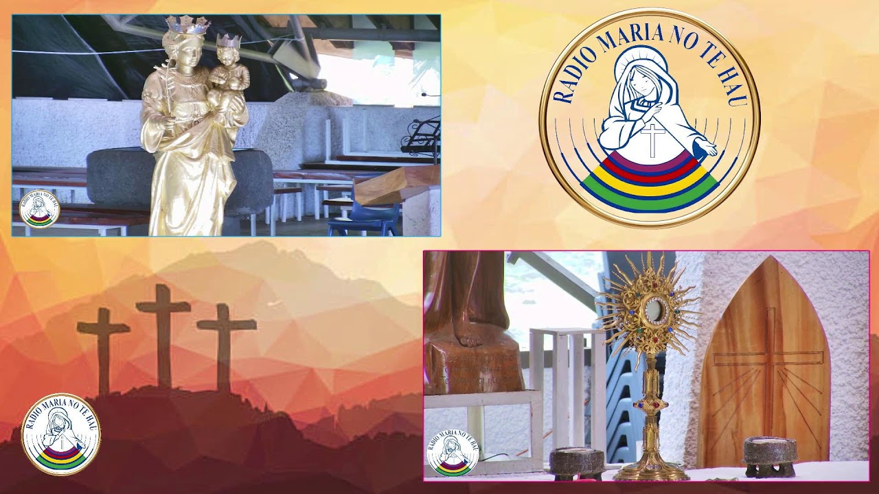 🙏🌹🙏🌹 Messe suivie de l'Adoration du Saint Sacrement en Direct de Maria No Te Hau

FM 93.8 - FM 9