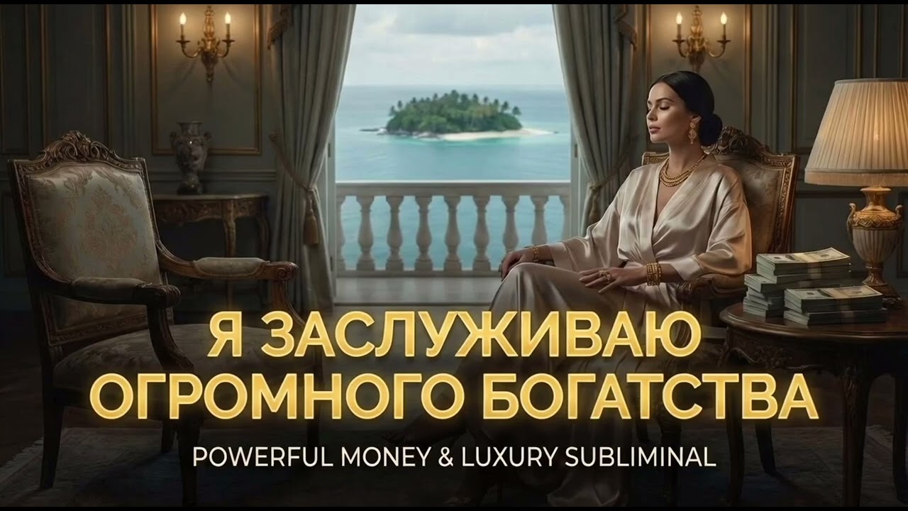 💰✨САБЛИМИНАЛ: «Я ЗАСЛУЖИВАЮ ОГРОМНОГО БОГАТСТВА» 💰✨ Позитивные аффирмации 
