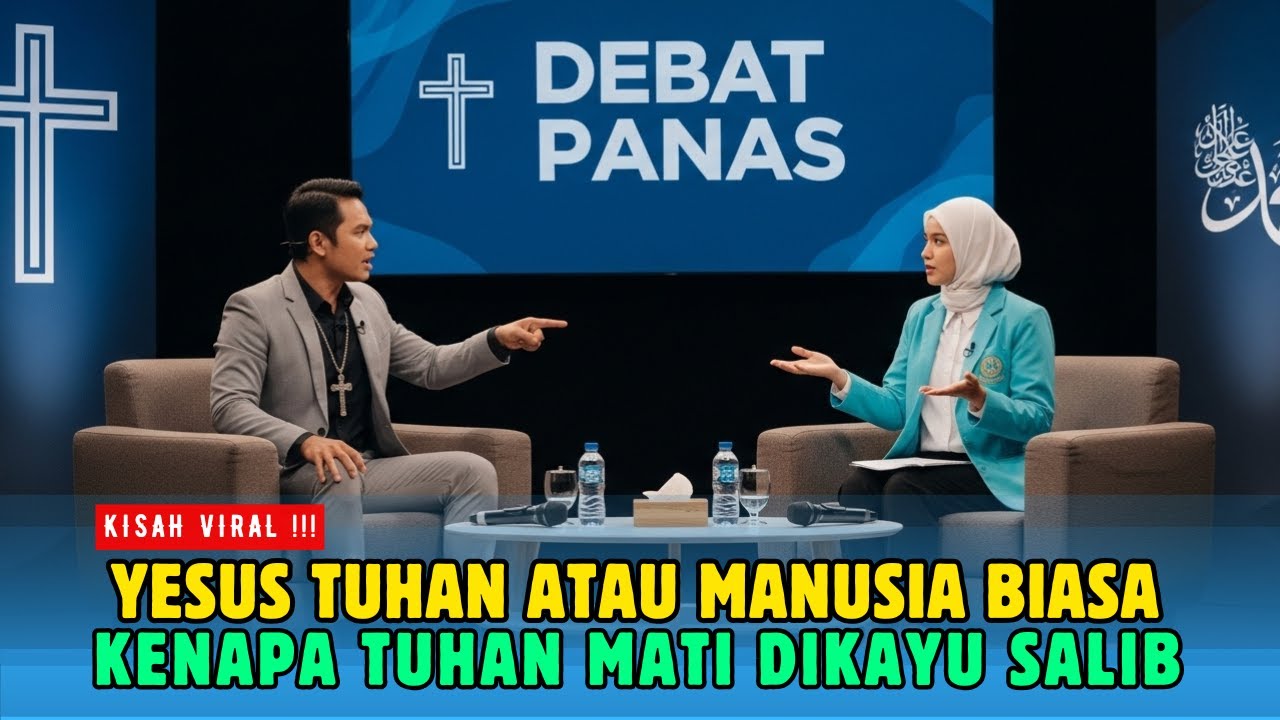 DEBAT PANAS ‼️ Wanita Muslim Ini Balas Pertanyaan Sulit Dosen kristen: Yesus Tuhan atau Manusia?