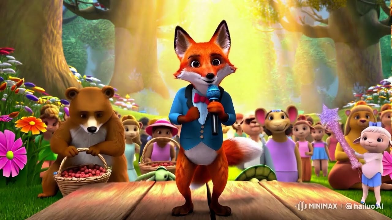The Great Animal Talent Show  Bear 2024  🎬 Best cartoon collection 🥔  🥕🍲 Nursery Rhymes & Kids Songs