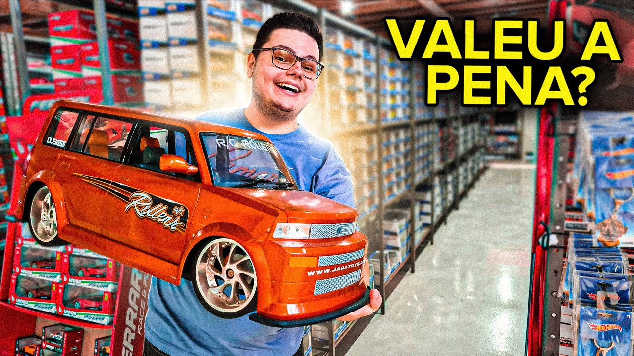 ACHEI UM DEPÓSITO CHEIO DE CARRINHOS E MINIATURAS