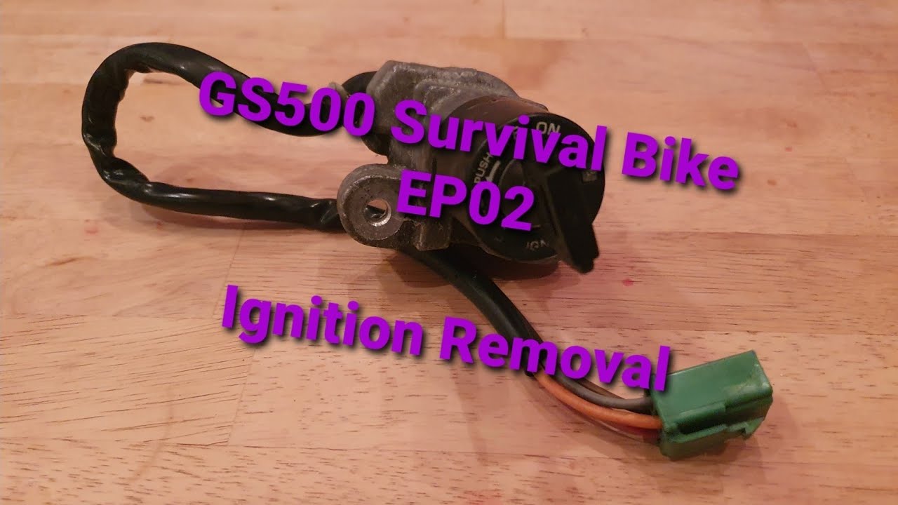 GS500 Survival/Scrambler Build - EP02 - Ignition Removal