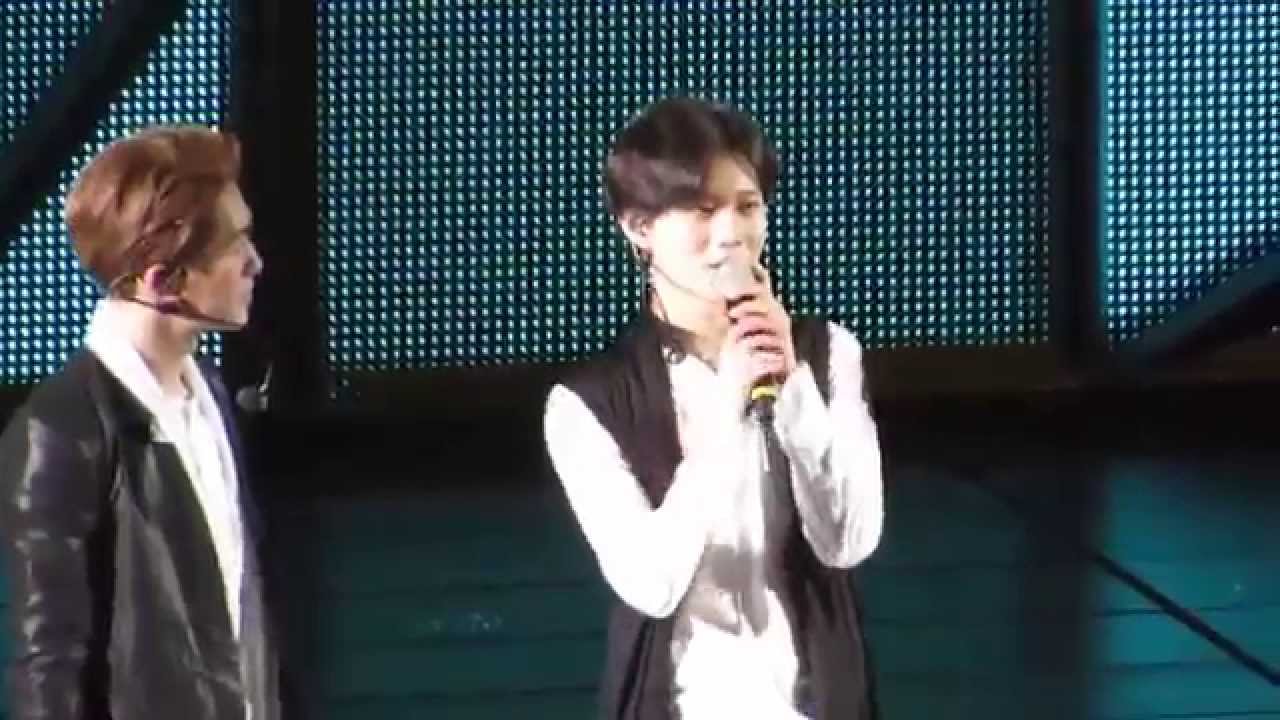 140511 SHINee Word III in Taiwan Taipei  talk 永遠在一起 螢光棒應援