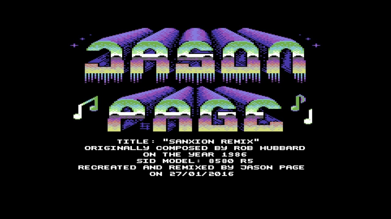 Jason Page - Sanxion Remix 2016 | C64 Music