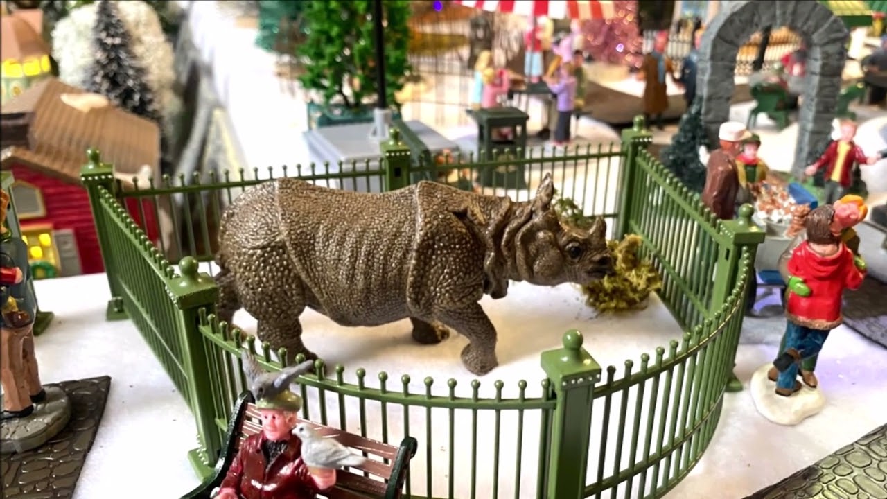 Claire's Amazing Christmas Village 2023 Christmas at the Zoo