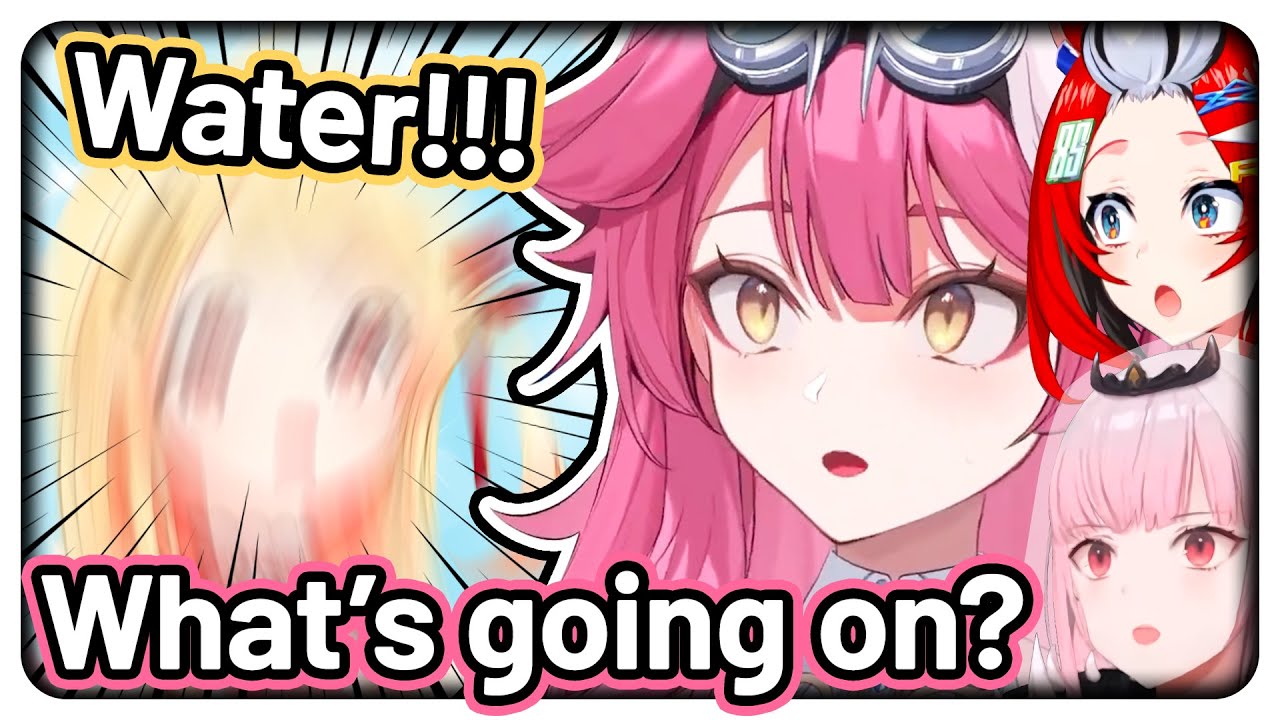 Kanade needed that water bad... 【Hololive / HoloARK】