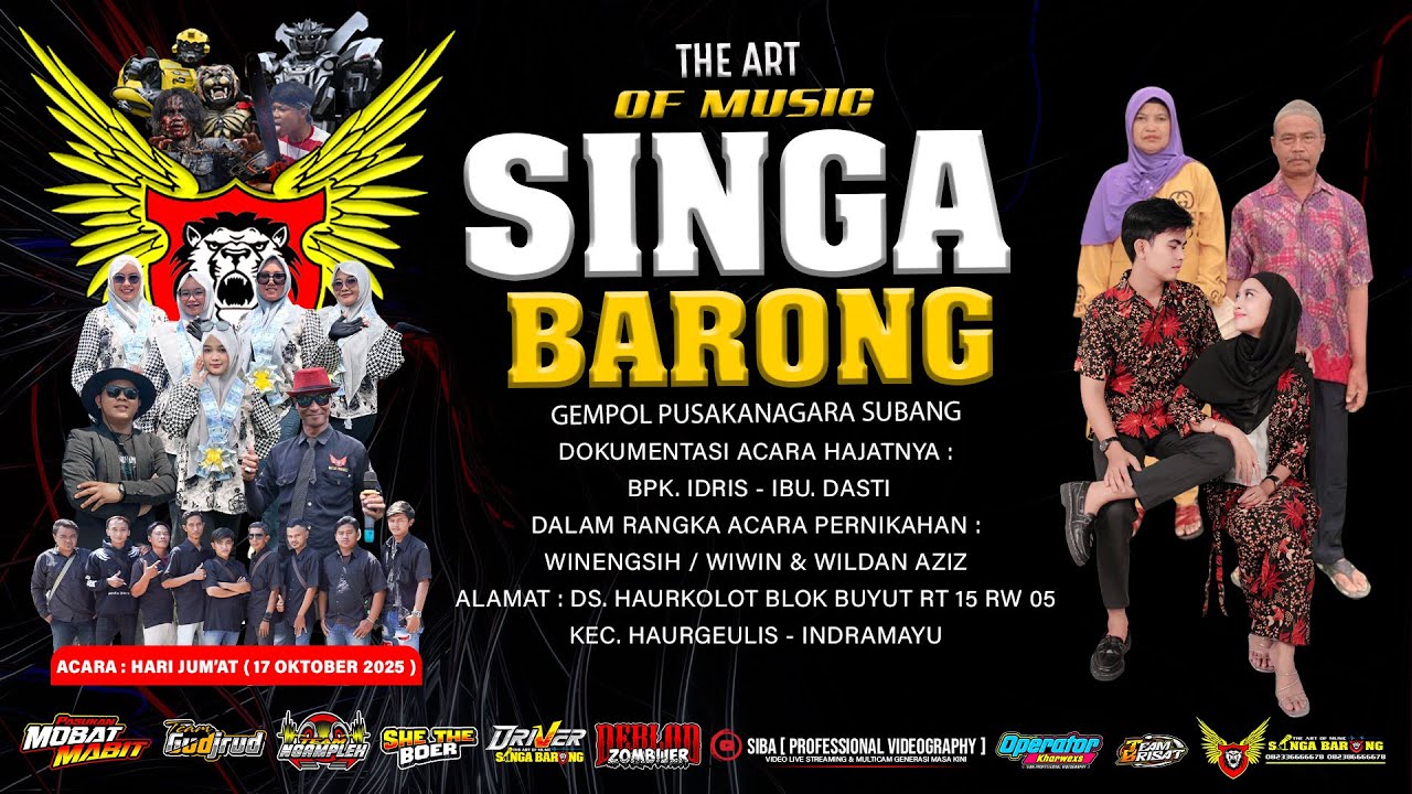 LIVE NGARAK SINGA BARONG || TANGGAL 17 OKTOBER 2025 || DS. HAURKOLOT KEC. HAURGEULIS INDRAMAYU