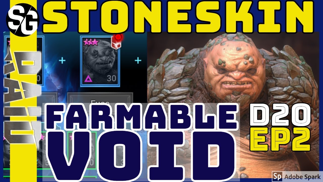 RAID SHADOW LEGENDS | VOID RARE FARMABLE | STONESKIN