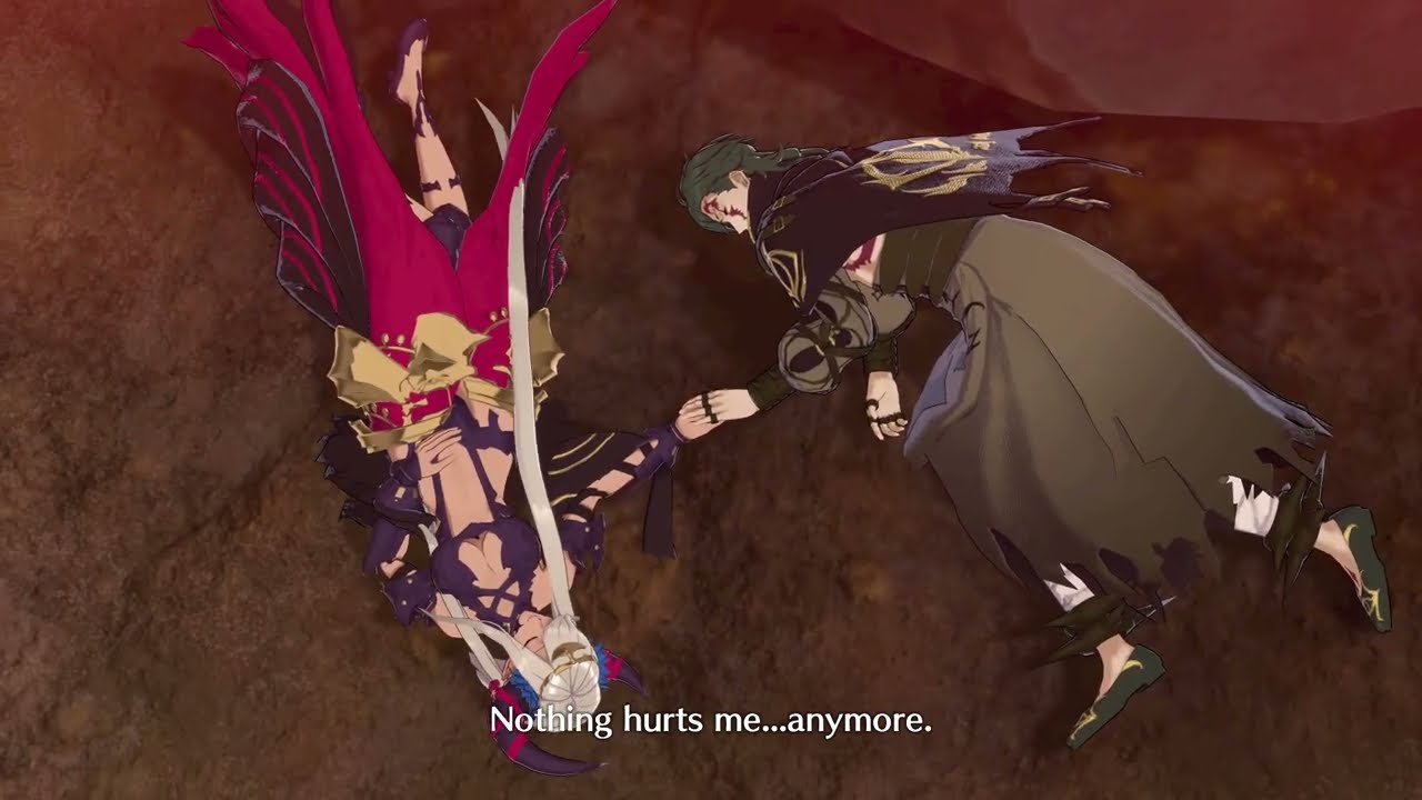 Fire Emblem Engage - Chapter 23 The Four Hounds: Zephia and Griss Die Together Cutscene Gameplay