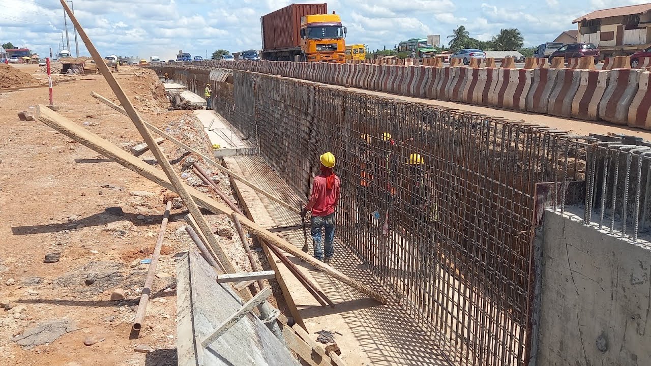 Pokuase Interchange Road Extension Project Update :  Workers Morale On The Low. Yet Work Progressing