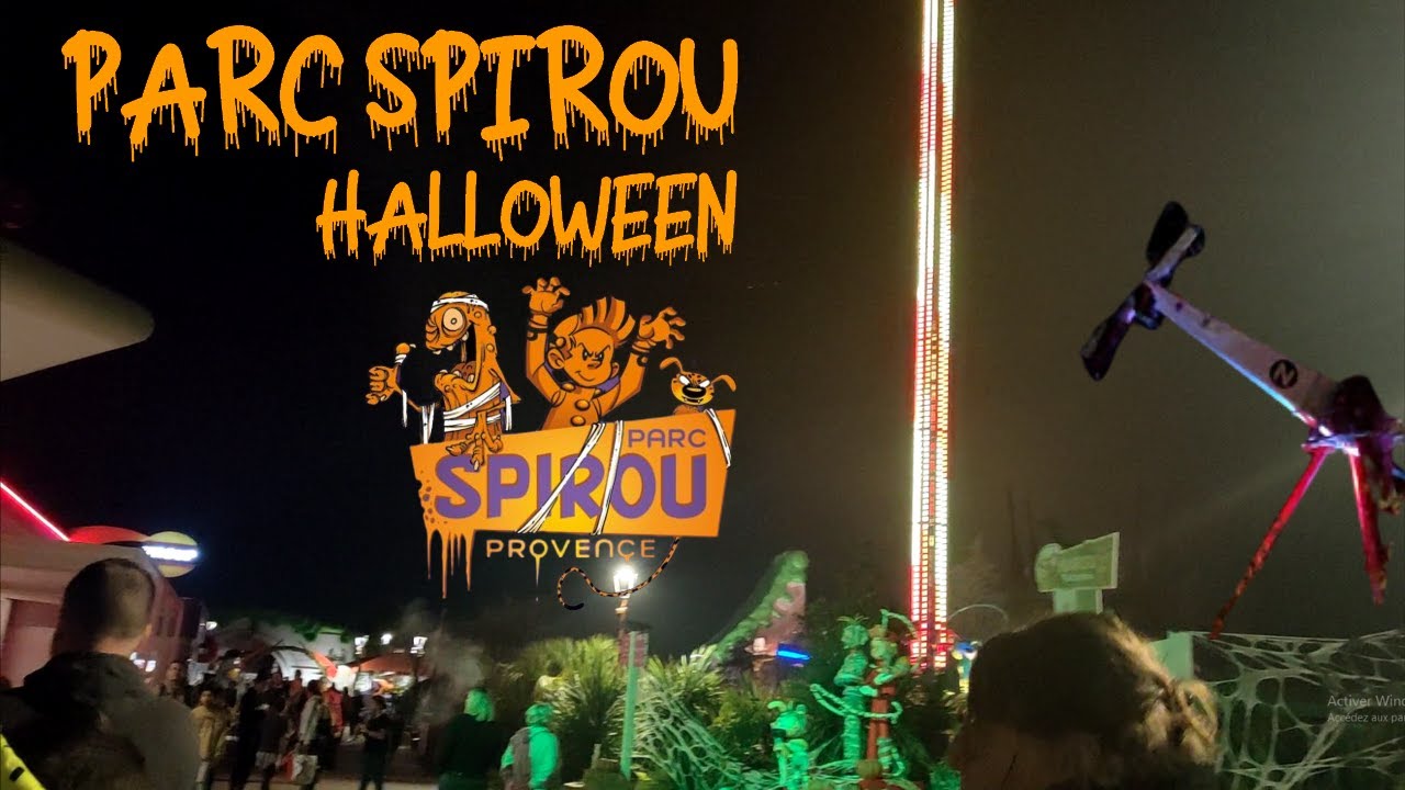 Vlog au parc spirou Halloween 2022  | On termine la saison en beauté |