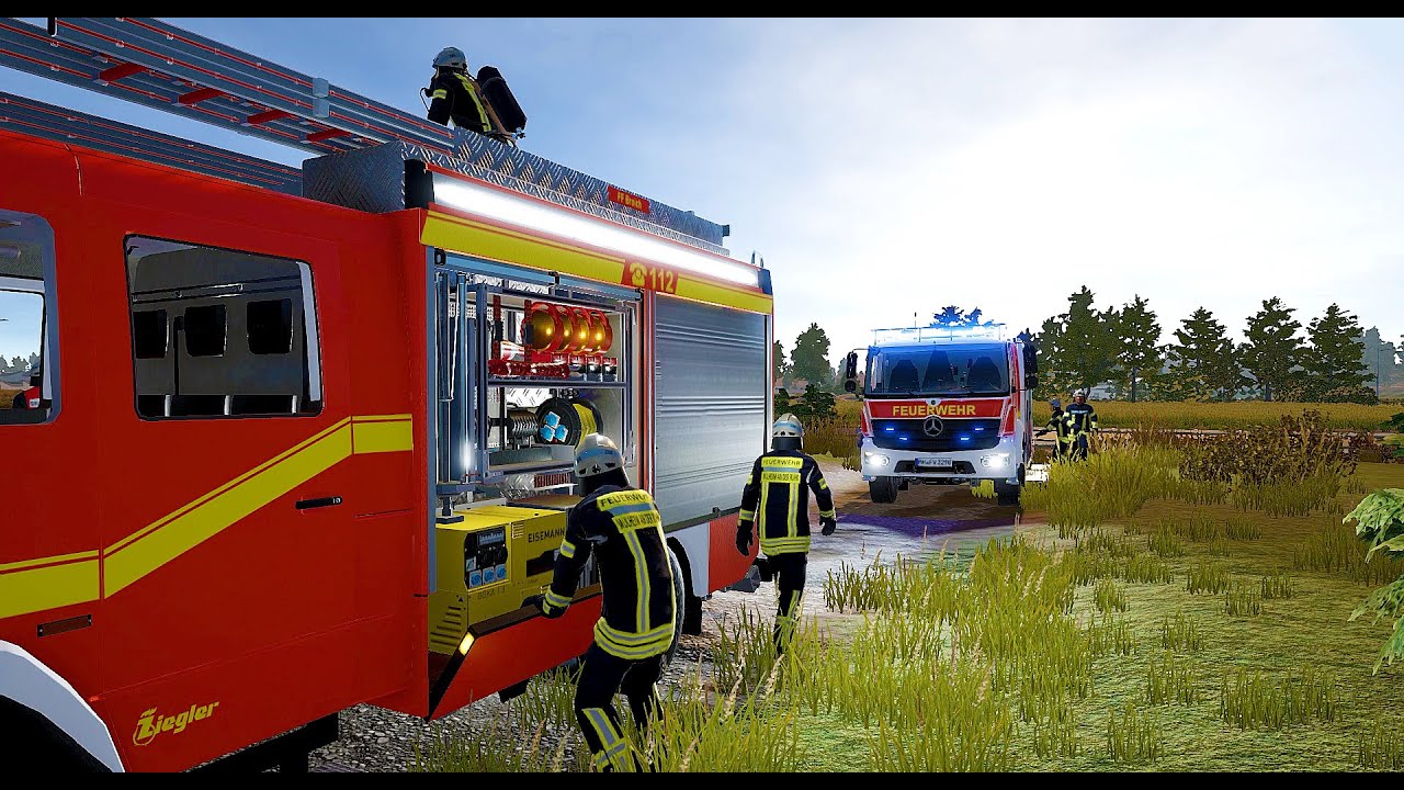 Emergency Call 112 - German Volunteer Firefighter in Action! (Firefighting Simulation)