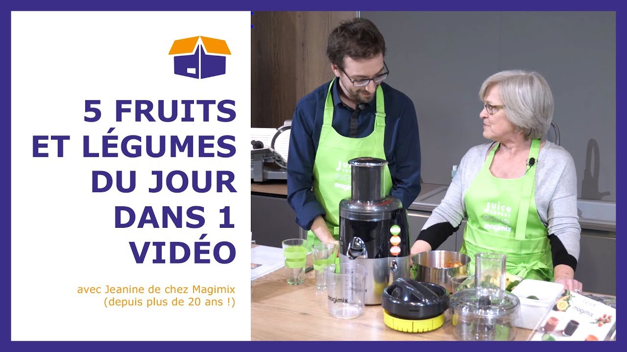 Démonstration Juice Expert Magimix - centrifugeuse, presse-fruits, râpe à légumes...