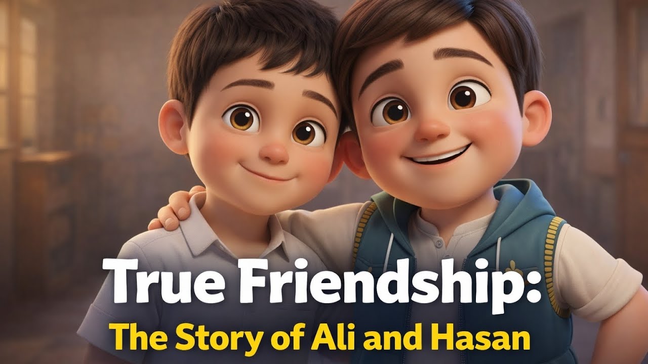 True Friendship | The Heartwarming Story of Ali and Hasan #new #trending #shorts #cartoon #yt #story