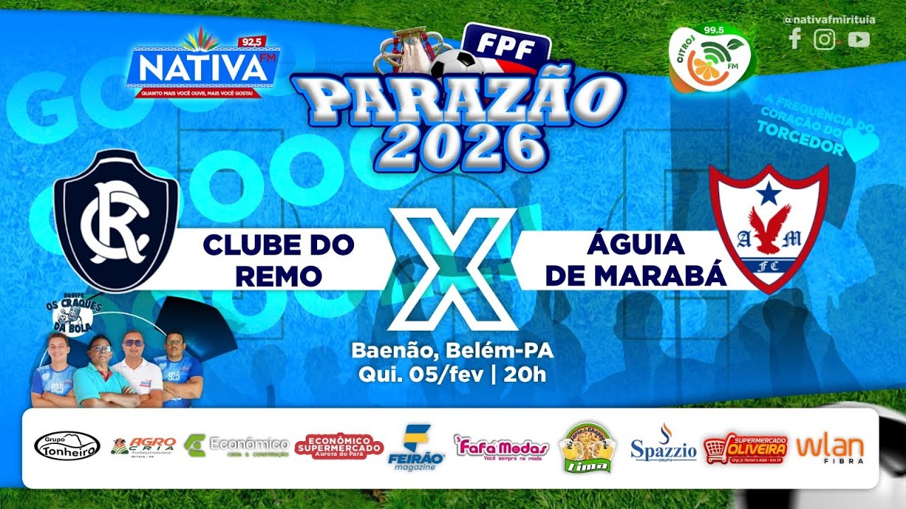 Parazão 2026: Remo x Paysandu