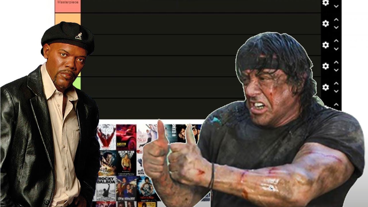 Ranking Sylvester Stallone Movie Tier List By Samuel
