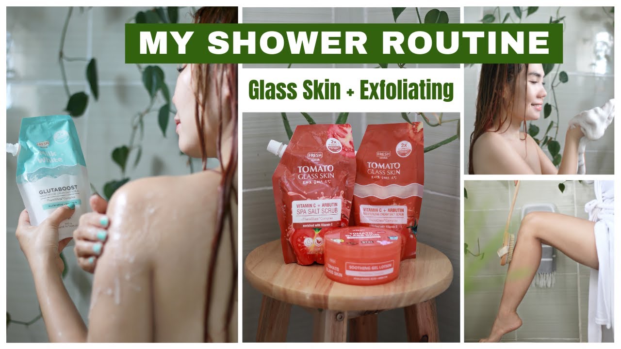 My Shower Routine | Affordable and Effective Hilod Hack | Glass Skin + Exfoliating