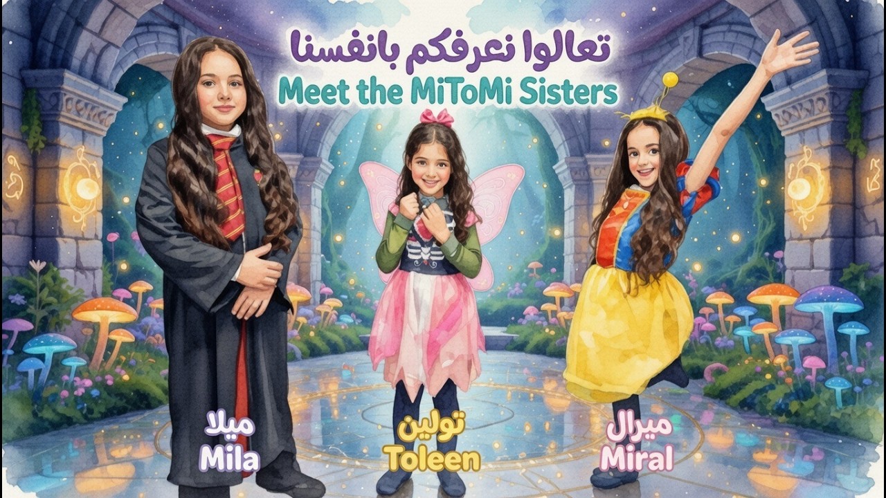 تعرفوا على ميلا وتولين وميرال Meet the MiToMi Sisters