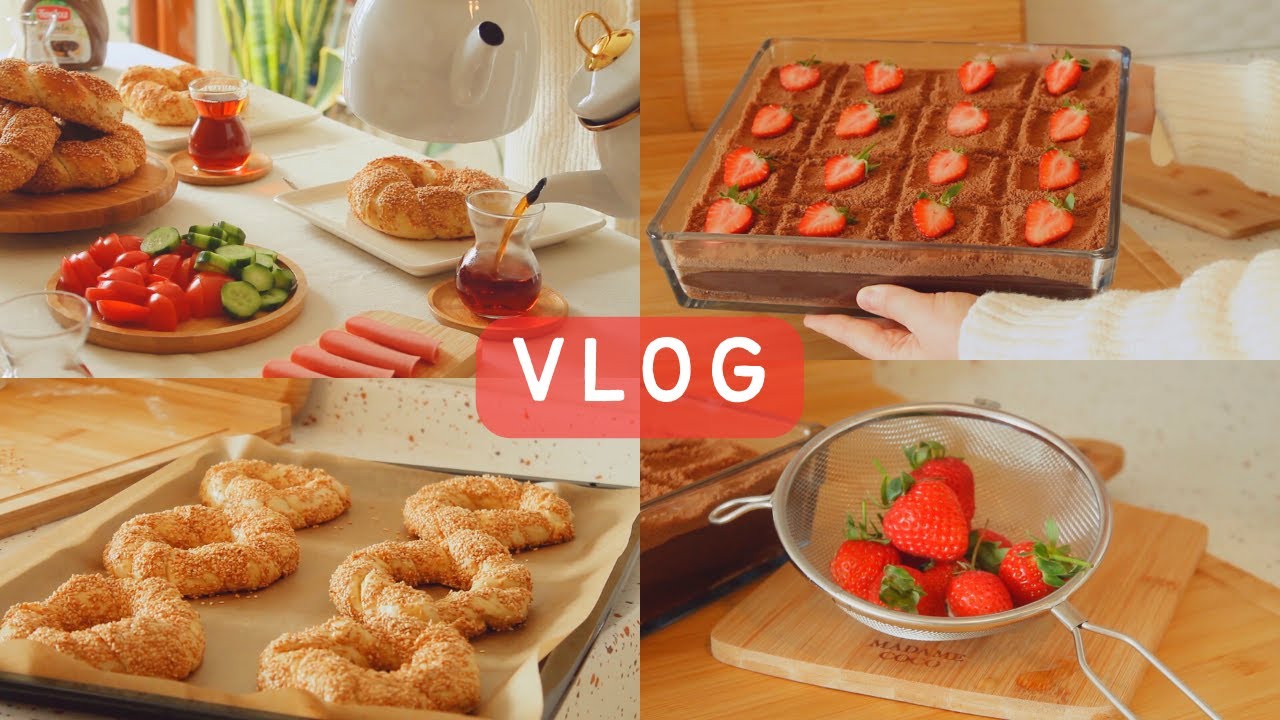 Verimli Bir Gün / Kahvaltı Hazırlığı / Çay Saati İkramlıkları / 5 çayı Tarifleri / Kumlu Pasta 🍓
