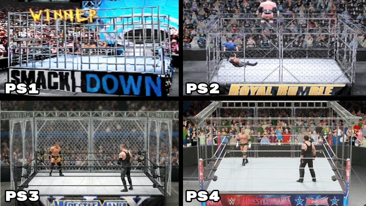 The Evolution Of The Cage Match In WWE Games (2000-2016)