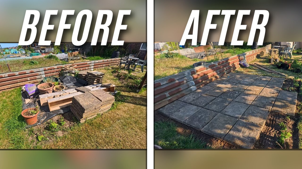 Transforming My Allotment: No-Dig Beds, Potatoes & Paving!