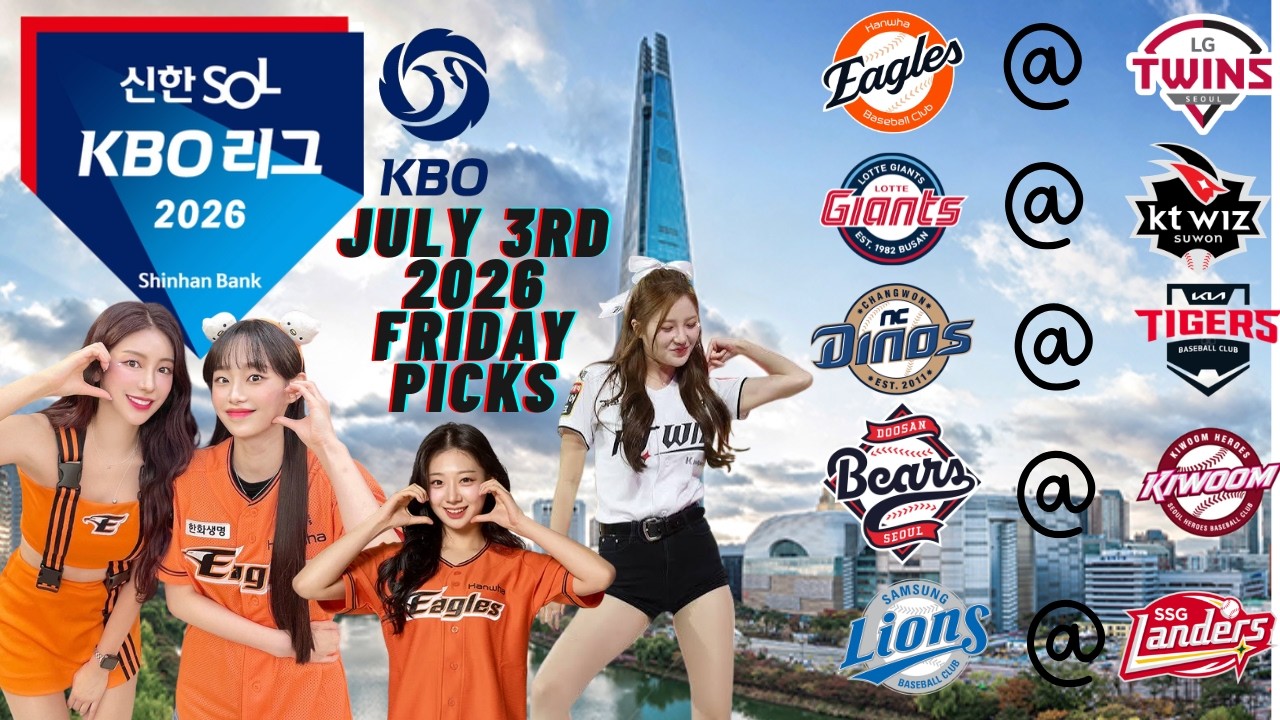 ПРОГНОЗЫ KBO НА ПЯТНИЦУ 3 ИЮЛЯ 2026 ГОДА