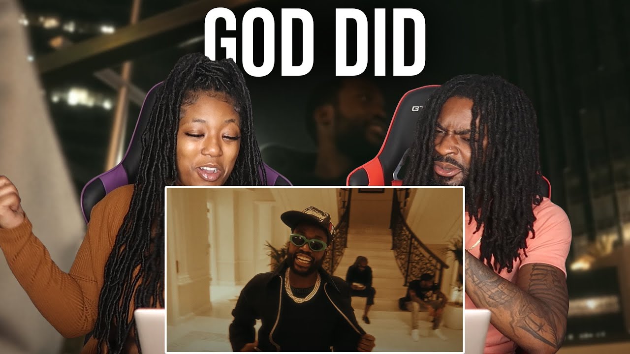 Meek Mill - God Did (Официальное видео) РЕАКЦИЯ