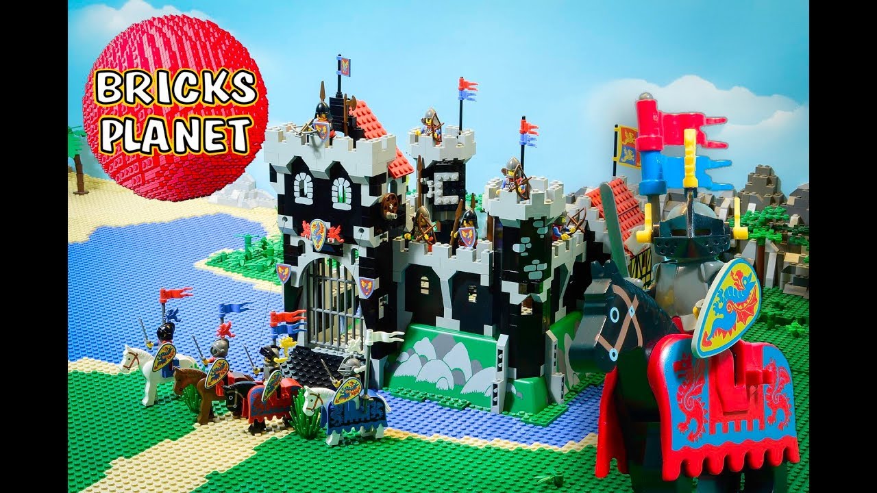 LEGO Castle 6086 Black Knight's Castle (Dungeon Master) | STOP MOTION Review & Build
