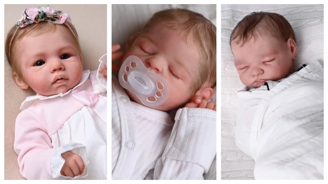 Sweetest Realistic Silicone Reborn Full Sized Babies! #reborn #siliconebaby #reborndolls #dolls