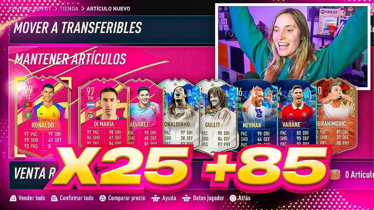 25 JUGADORES 85+ | Locura con los FUTTIES!!!!!