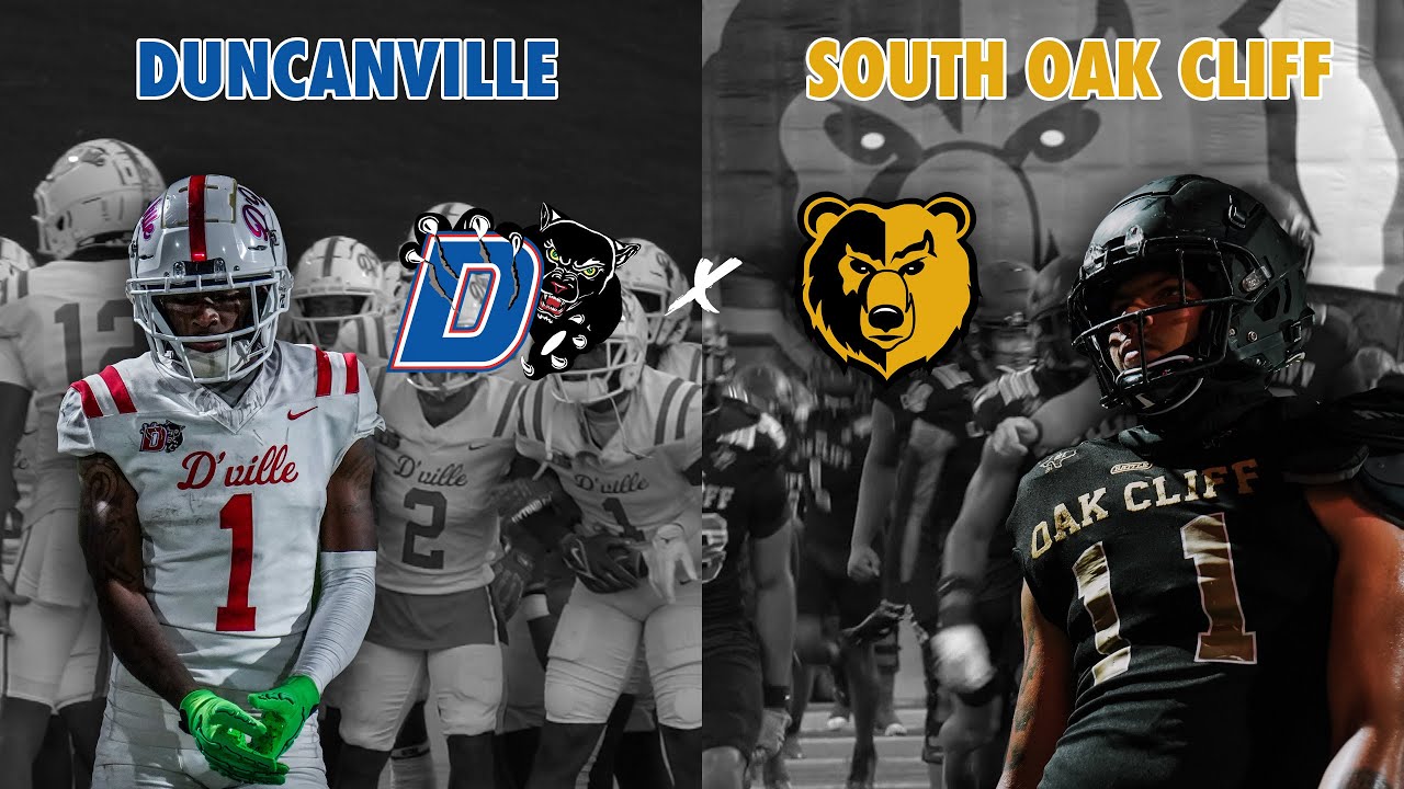 South Oak Cliff vs Duncanville 6A v 5A SOUTH DALLAS MATCH-UP 2024 Texas High School Football 