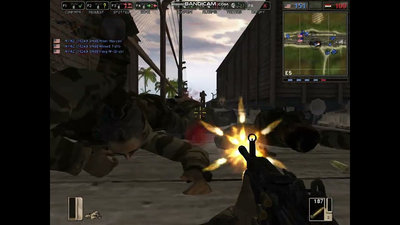 Battlefield 1942: Desert Combat 2.0 - Pacific Railroad gameplay