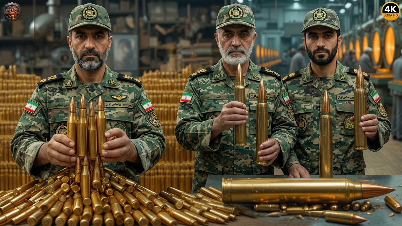 Ej&eacute;rcito de Ir&aacute;n | Dentro de la f&aacute;brica subterr&aacute;nea que produce 100 millones de balas gigantes
