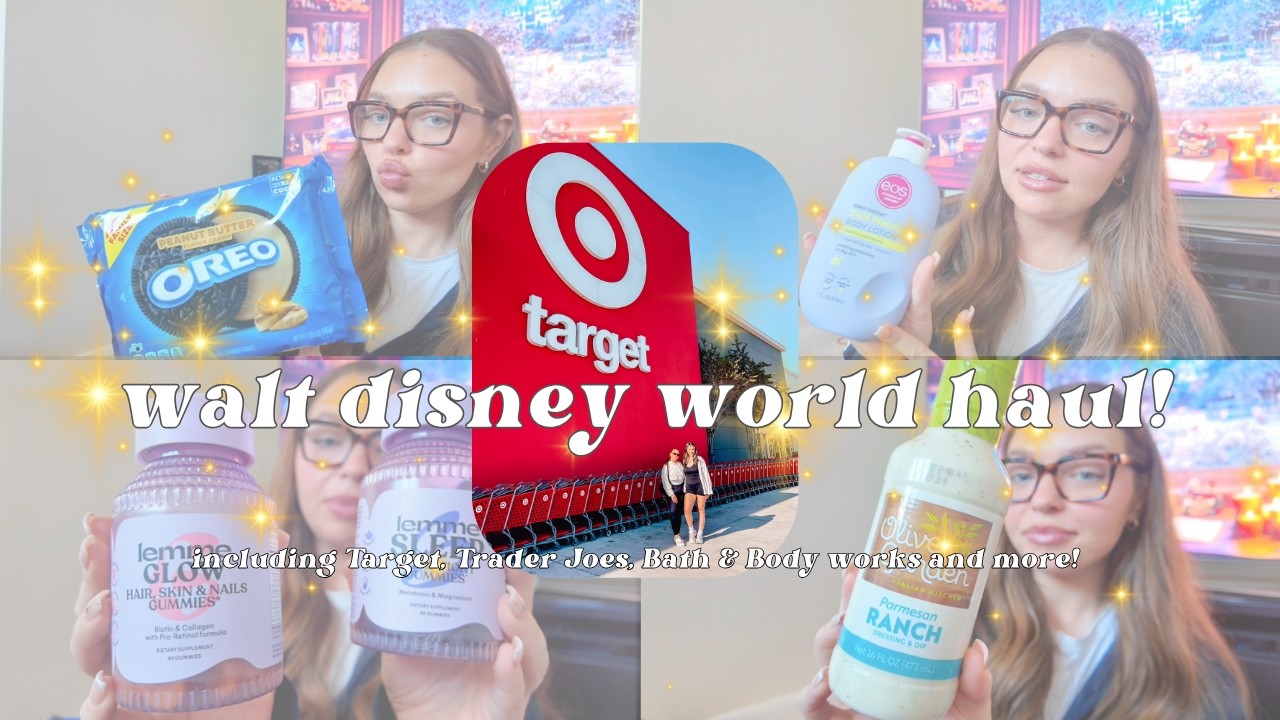 WALT DISNEY WORLD HAUL 🏰🛍️ | ft. Disney, Target, Trader Joes, Bath & Body Works & more! 🧚🏼💘