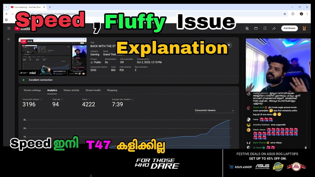 Speed & Fluffy Issue Explanation 👀 Speed ini 2 gang കളിക്കില്ല 👀@Blindrebel #dios #tva 