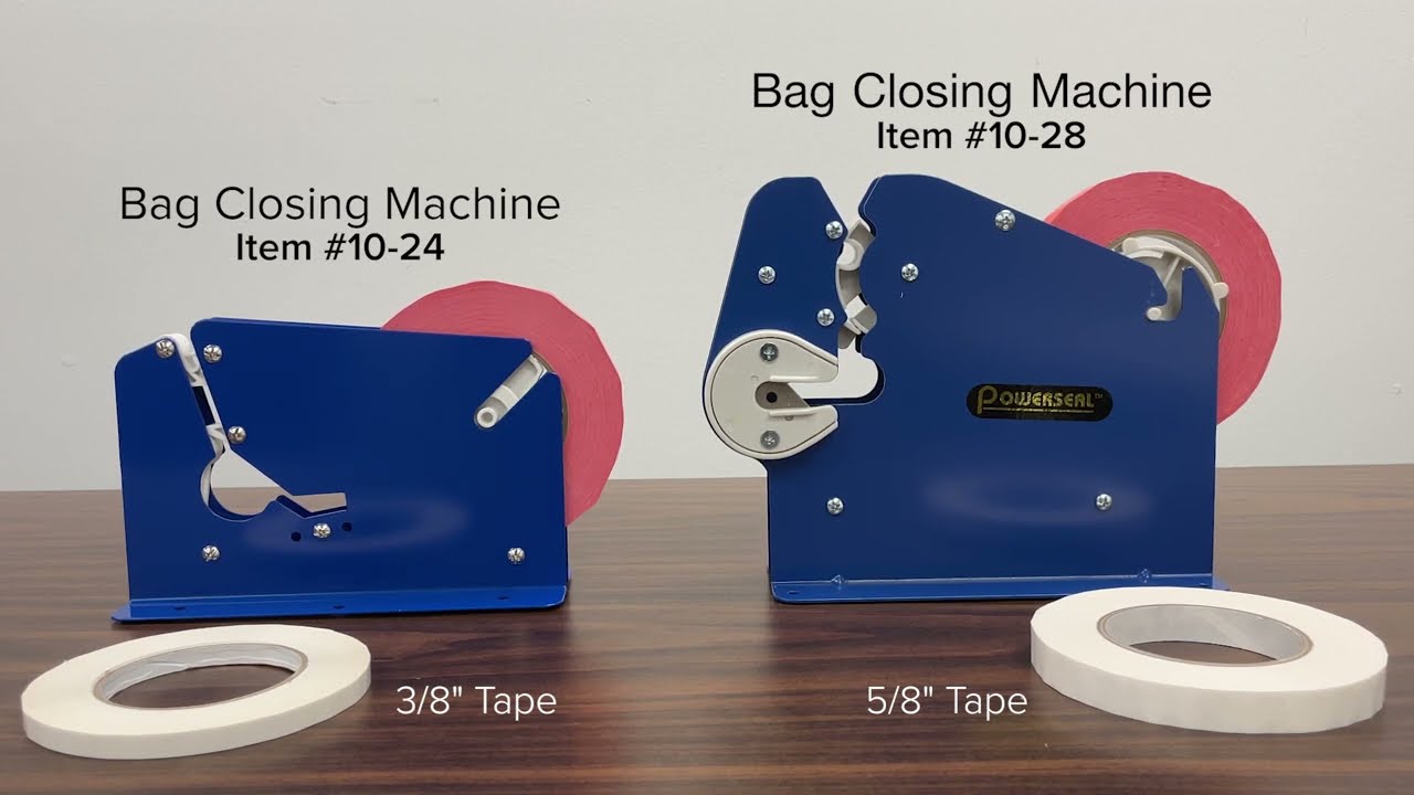 Bag Closing Machines and Tapes from Associated Bag